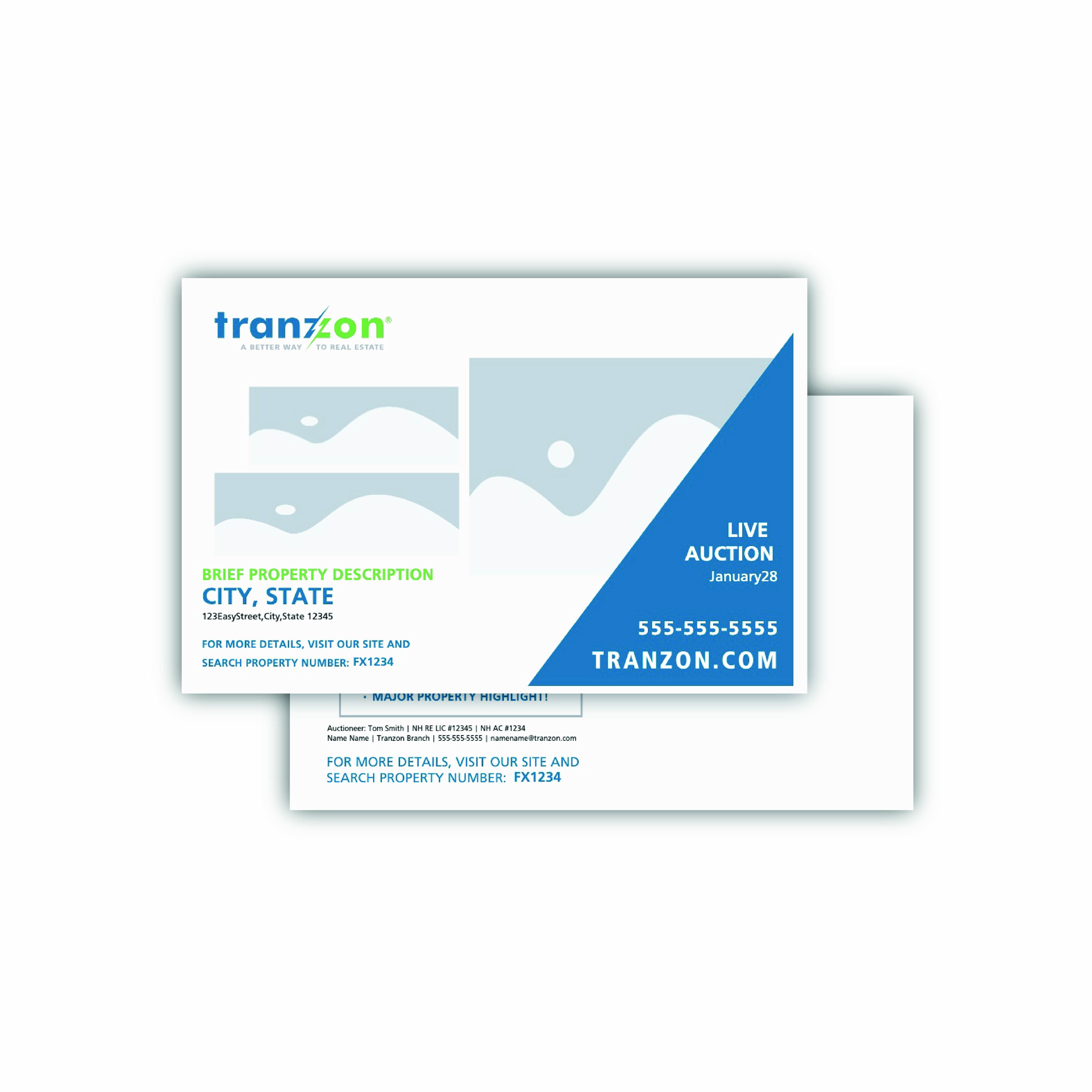 Tranzon Postcard 9×6 – Photo Spotlight Edition (3-Photo Layout)